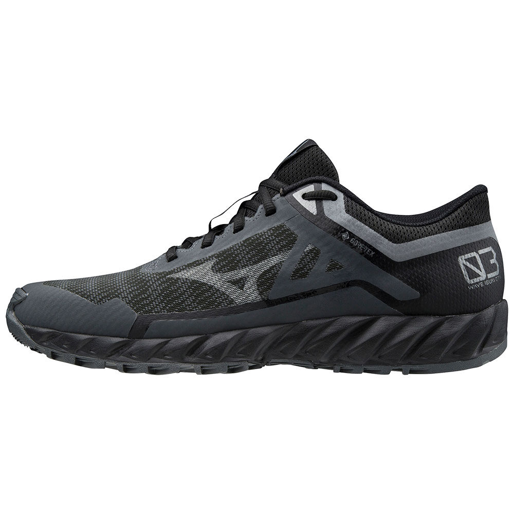 Mizuno Wave Ibuki 3 Gtx - Erkek Koşu Ayakkabısı - Gri/Siyah Türkiye (OEMSNB-048)